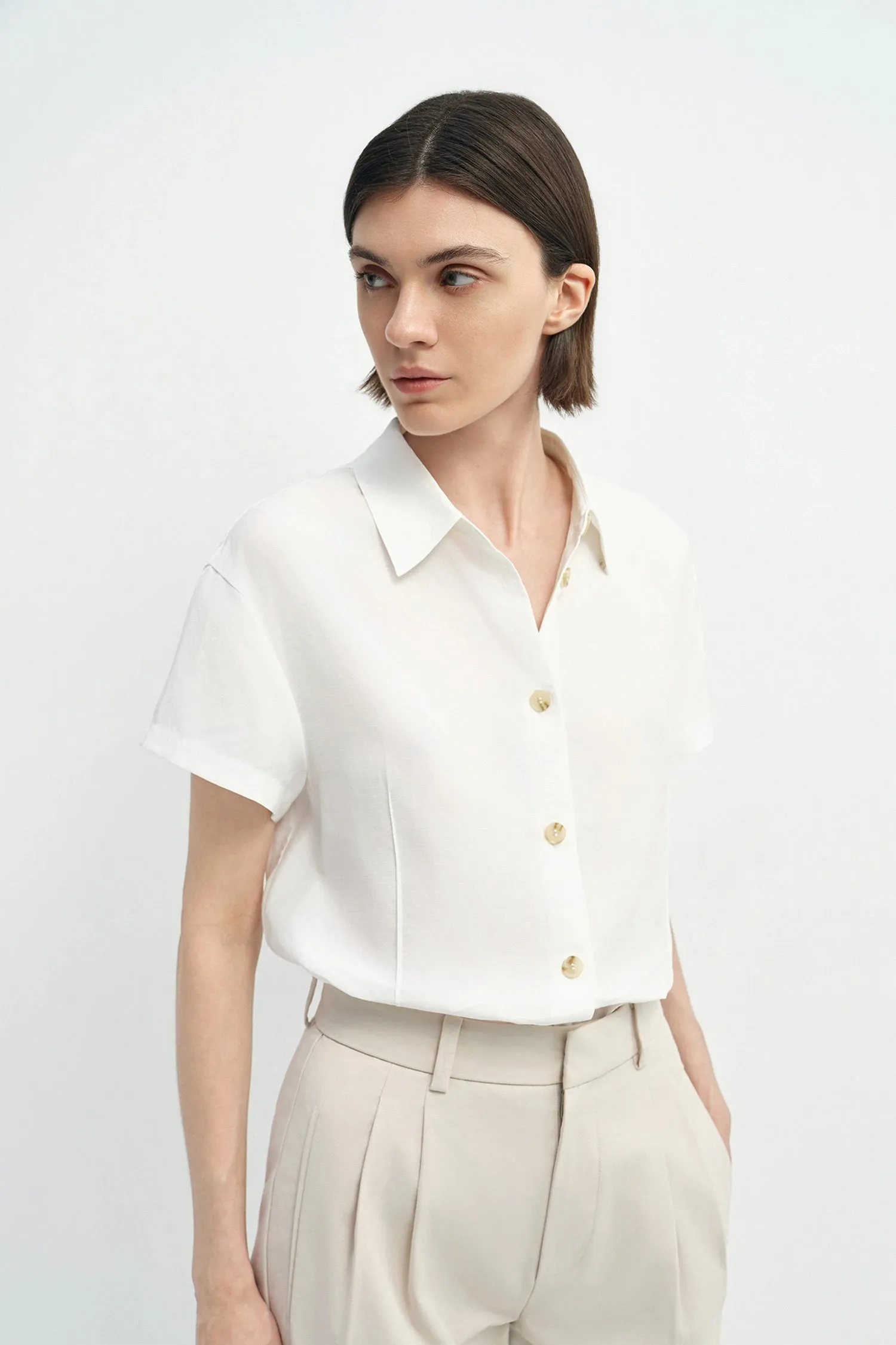 Ondine Short Sleeve Shirt sold by Rue Sophie product image thumbnail 5