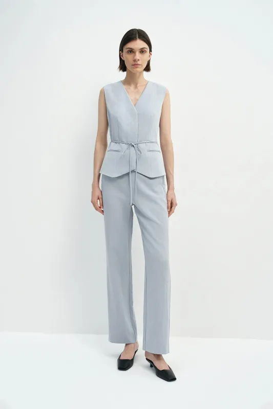 Élan Tie Waist Vest made by Rue Sophie