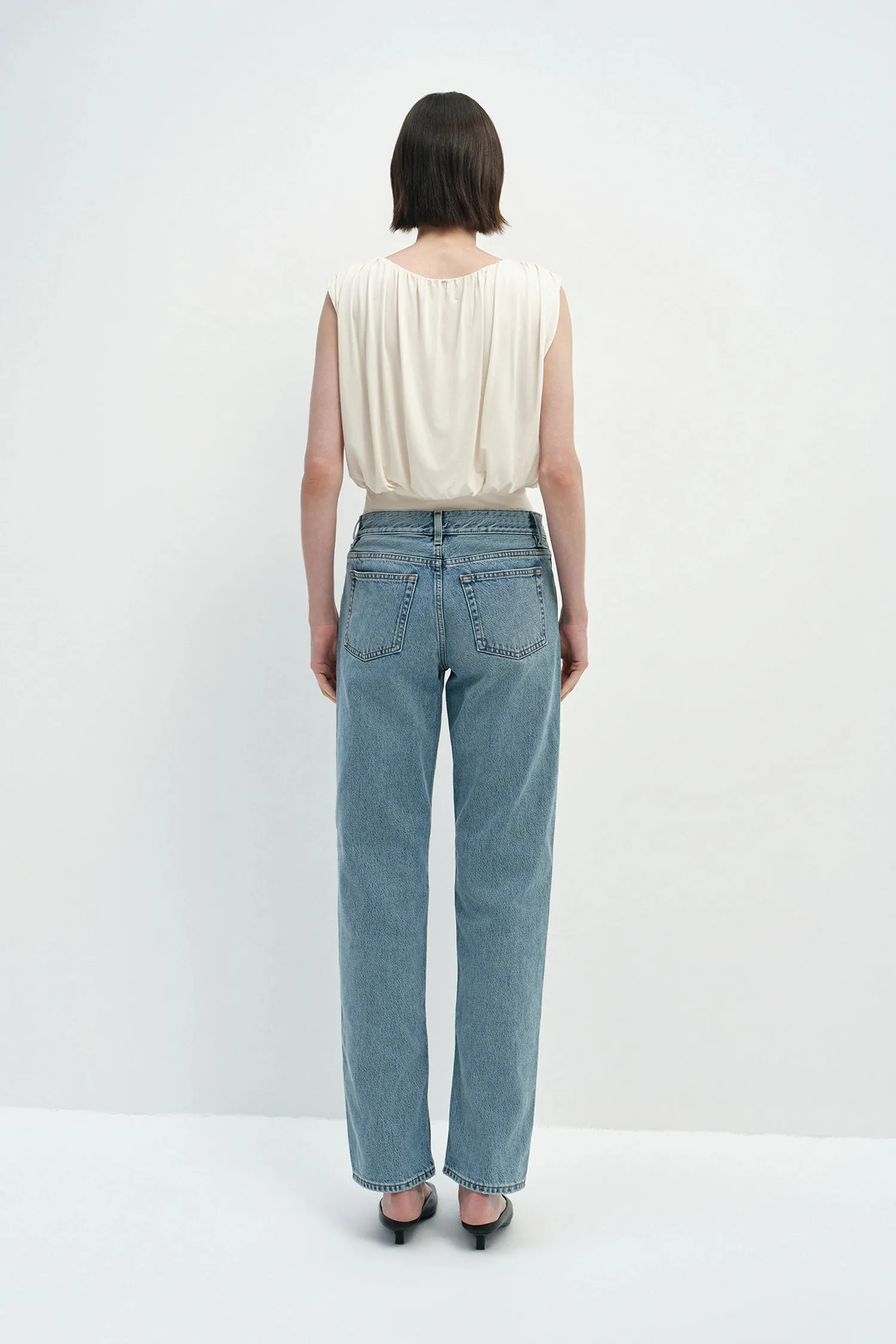 Muse Draped Jersey Top sold by Rue Sophie product image thumbnail 5