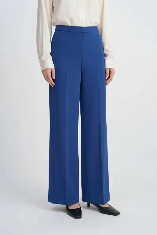 North Side Zip Wide Leg Pant made by Rue Sophie