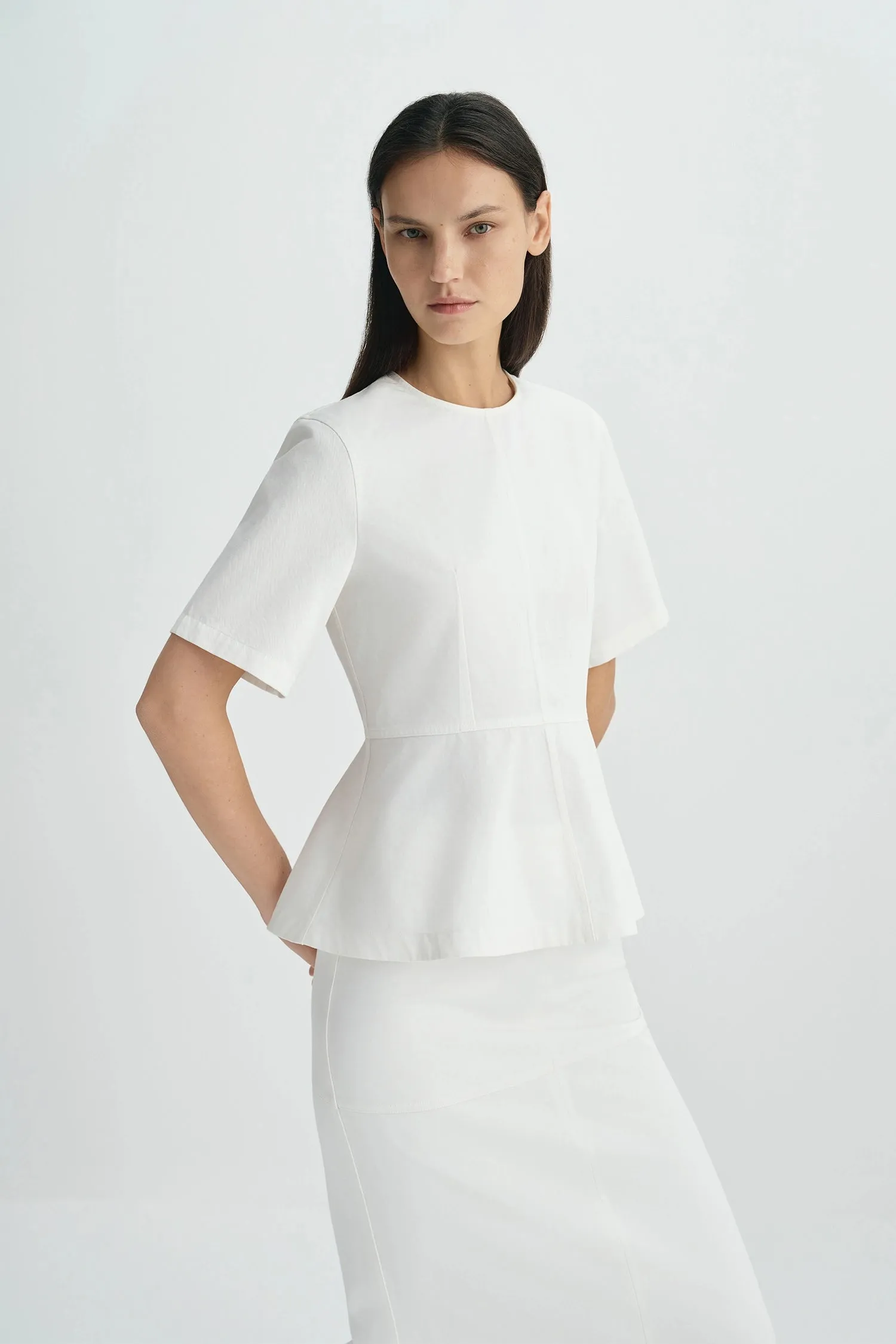 Soletta Peplum Top sold by Rue Sophie product image thumbnail 4