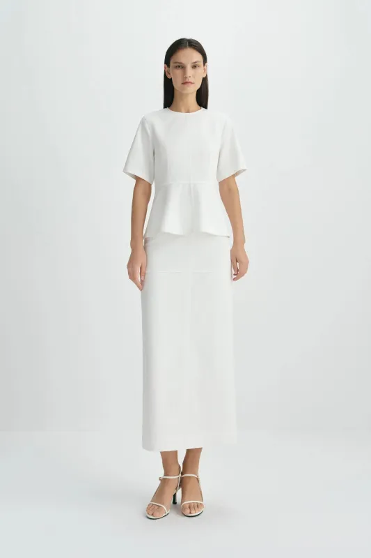 Soletta Peplum Top made by Rue Sophie