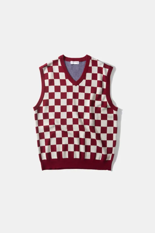 CHECKERBOARD VEST VANILLA sold by Edmmond Studios