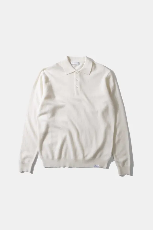 WOOL POLO OFF WHITE sold by Edmmond Studios