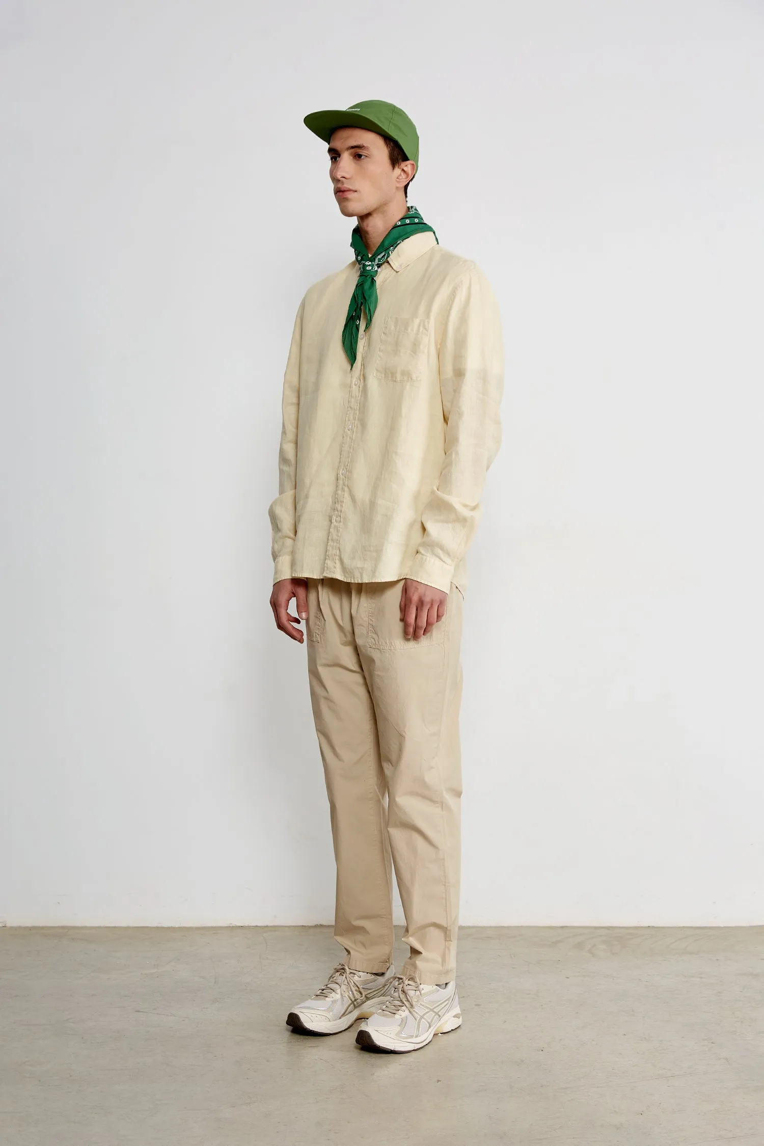 LINEN SHIRT BEIGE sold by Edmmond Studios product image thumbnail 4