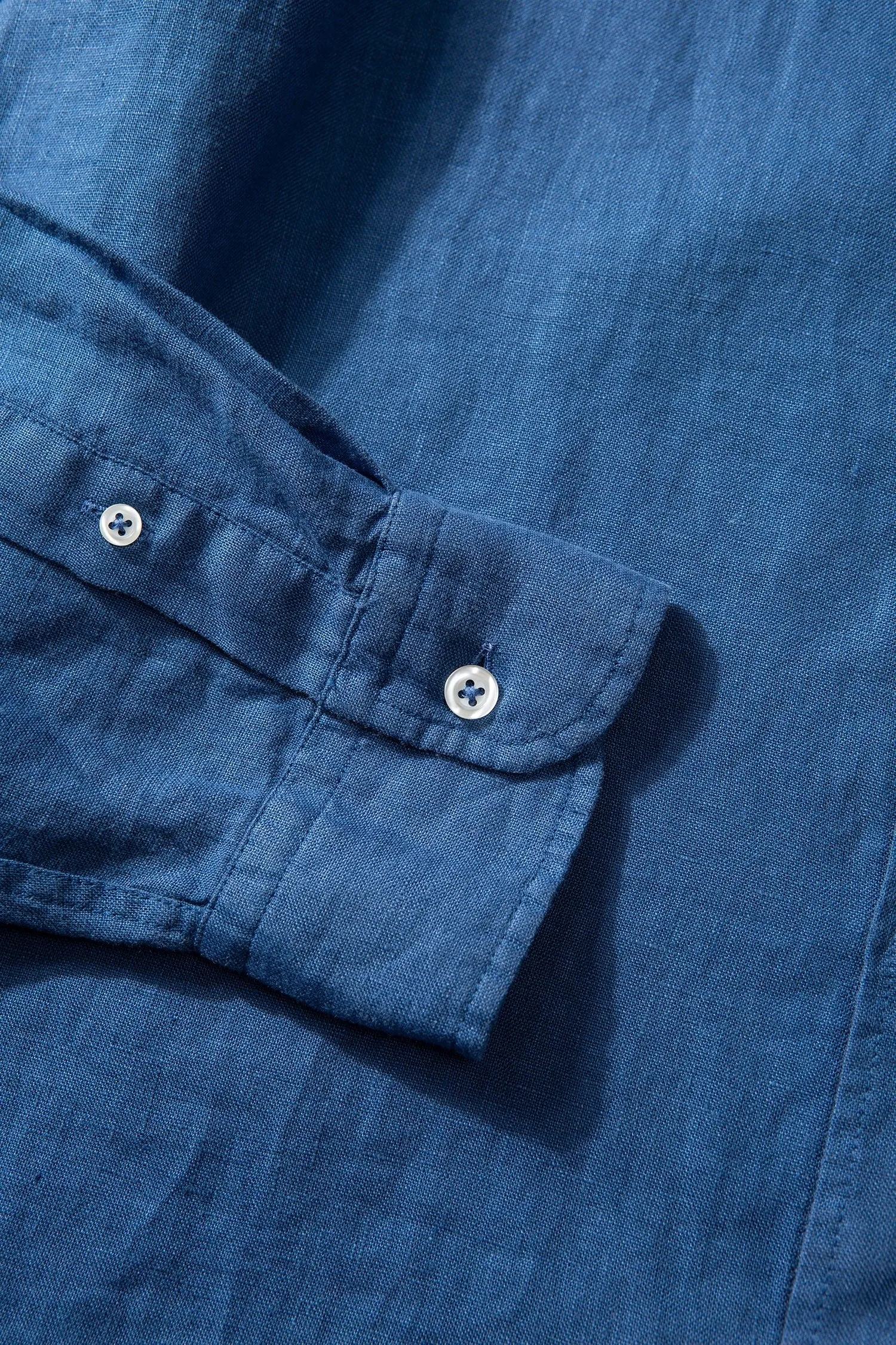 LINEN SHIRT PLAIN BLUE sold by Edmmond Studios product image thumbnail 2