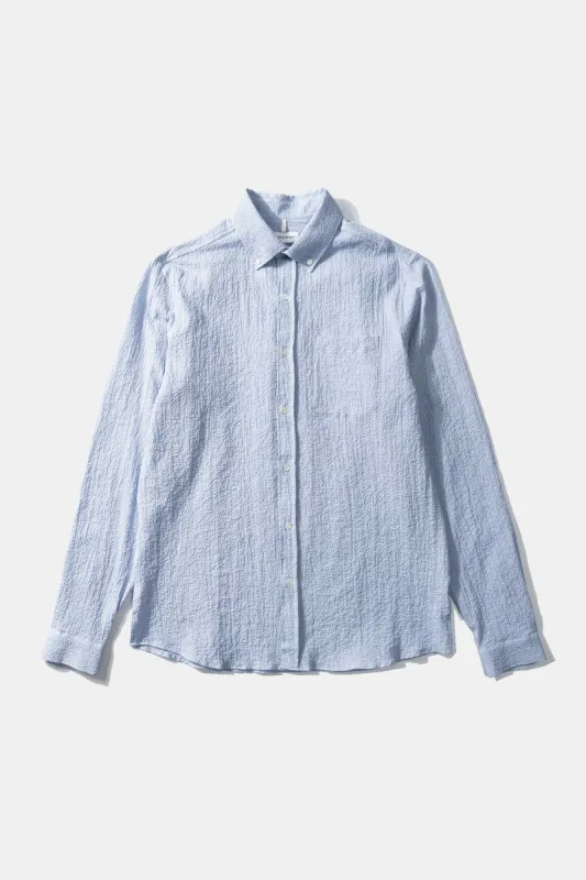 SEERSUCKER SHIRT LIGHT BLUE sold by Edmmond Studios
