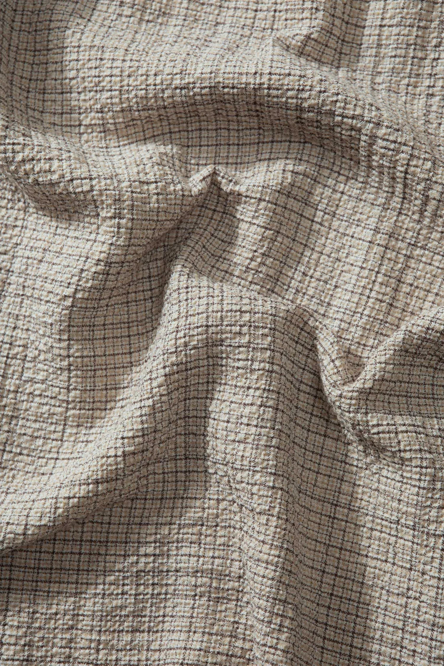 SEERSUCKER SHIRT LIGHT BROWN sold by Edmmond Studios product image thumbnail 3