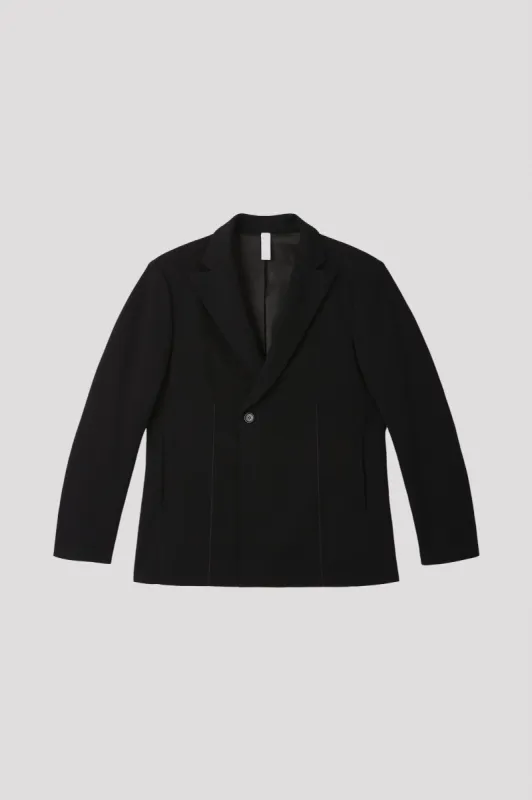 AC MILAN RIB DOUBLE BREASTED TAILORED JACKET sold by CFCL Womens