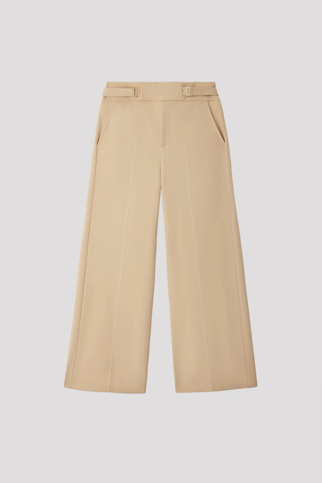 AC MILAN RIB WIDE STRAIGHT PANTS sold by CFCL Womens