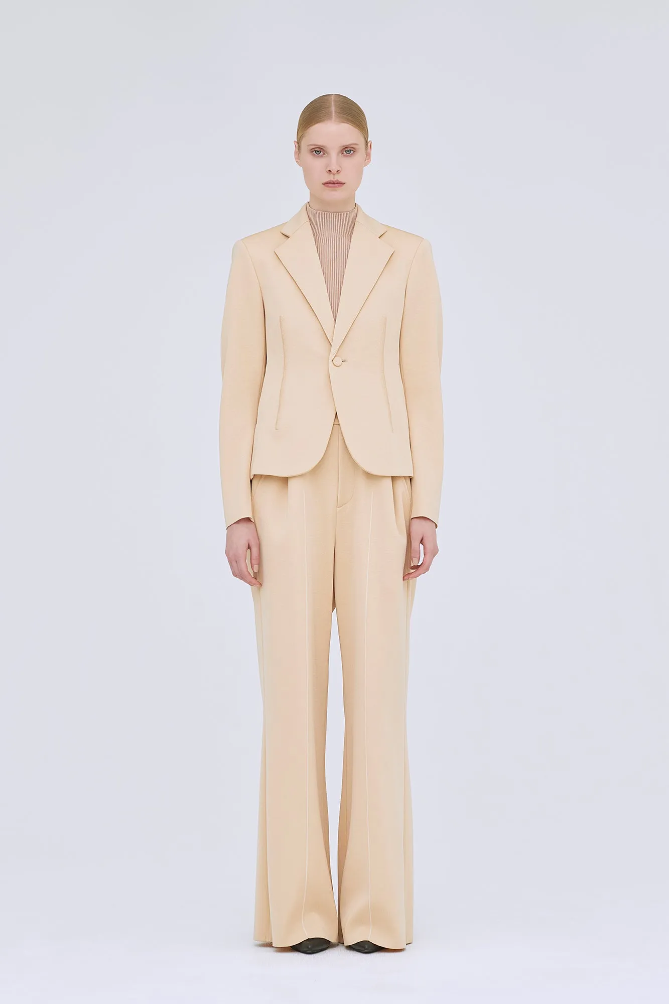 AC MILAN RIB WIDE STRAIGHT PANTS sold by CFCL Womens product image thumbnail 5