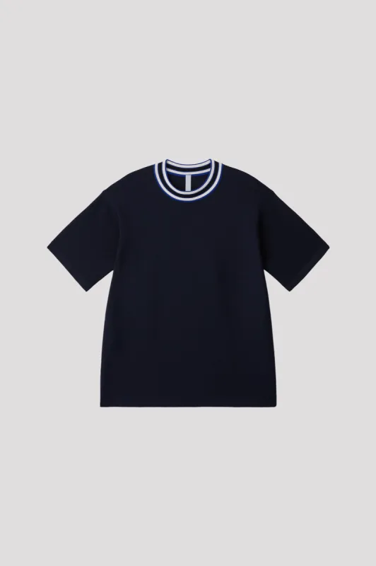 BS GARTER SHORT SLEEVE TEE SHIRT made by CFCL Womens