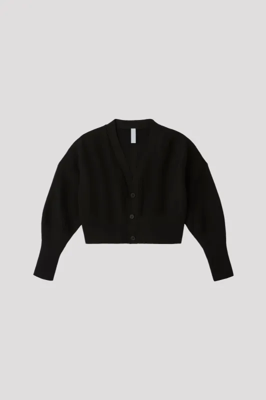BS GARTER CROPPED CARDIGAN made by CFCL Womens