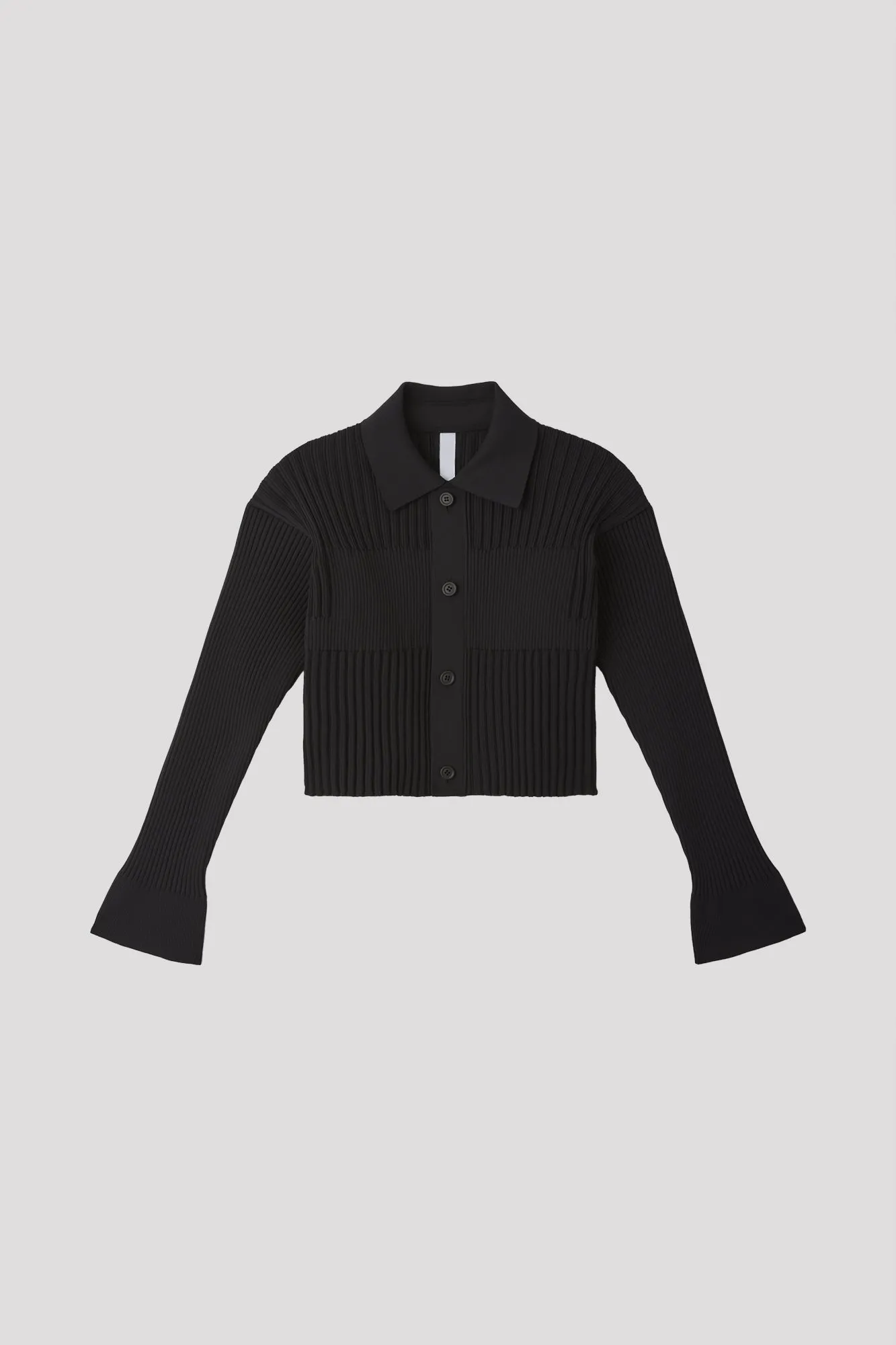 FLUTED CROPPED SHIRT CARDIGAN sold by CFCL Womens product image thumbnail 2