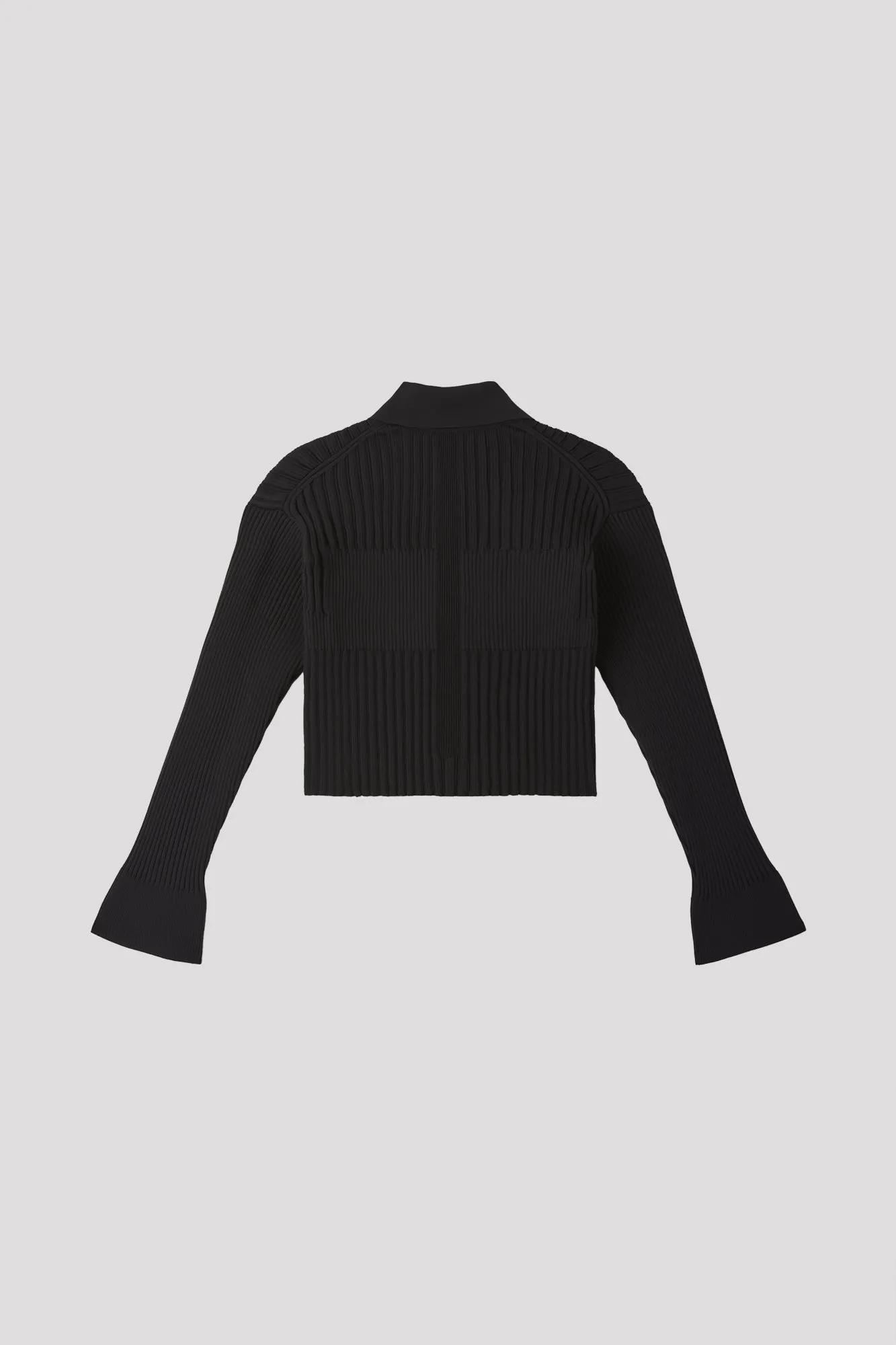 FLUTED CROPPED SHIRT CARDIGAN sold by CFCL Womens product image thumbnail 3