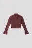 FLUTED CROPPED SHIRT CARDIGAN sold by CFCL Womens