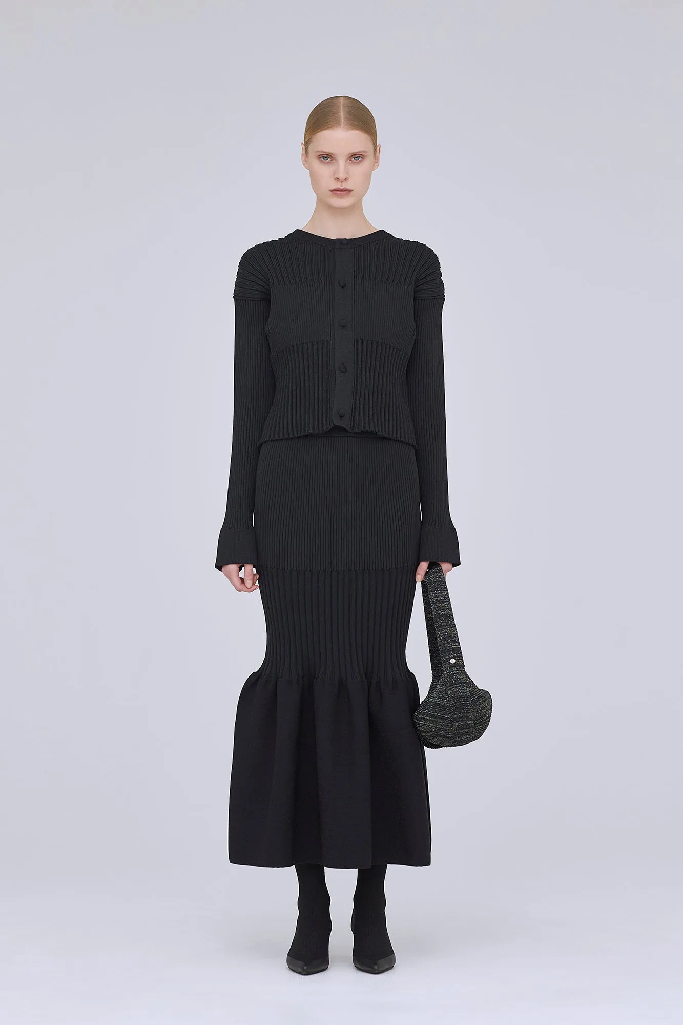 FLUTED GLITTER MERMAID SKIRT sold by CFCL Womens product image thumbnail 5