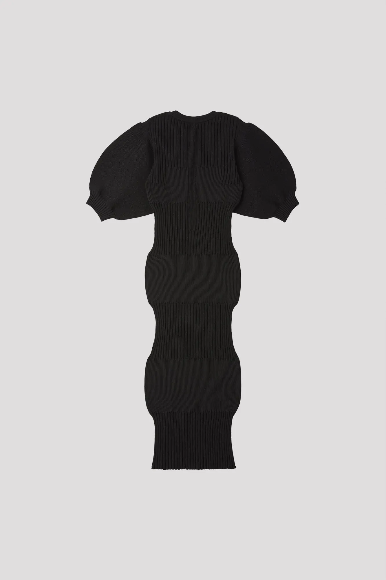 FLUTED GLITTER SHORT PUFF SLEEVE DRESS sold by CFCL Womens product image thumbnail 3