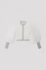 FLUTED LUCENT GLITTER PUFF SLEEVE CROPPED CARDIGAN sold by CFCL Womens