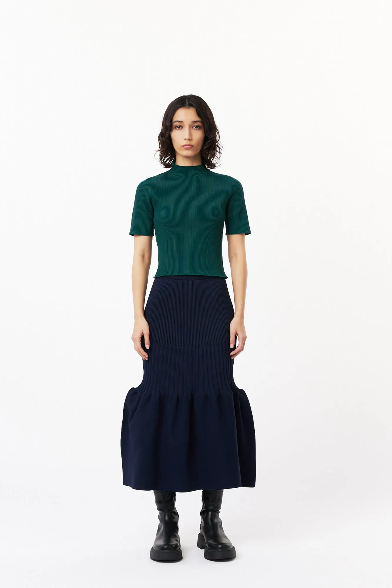 FLUTED MERMAID SKIRT sold by CFCL Womens product image thumbnail 5