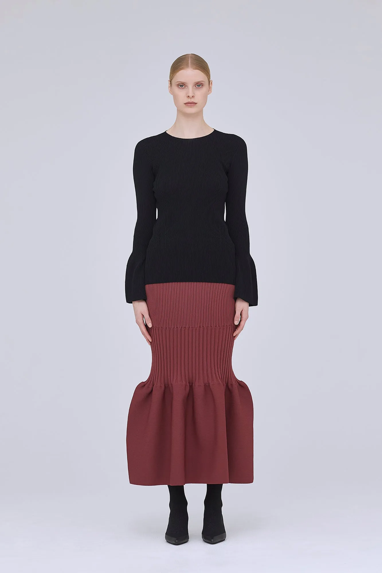 FLUTED MERMAID SKIRT sold by CFCL Womens product image thumbnail 5
