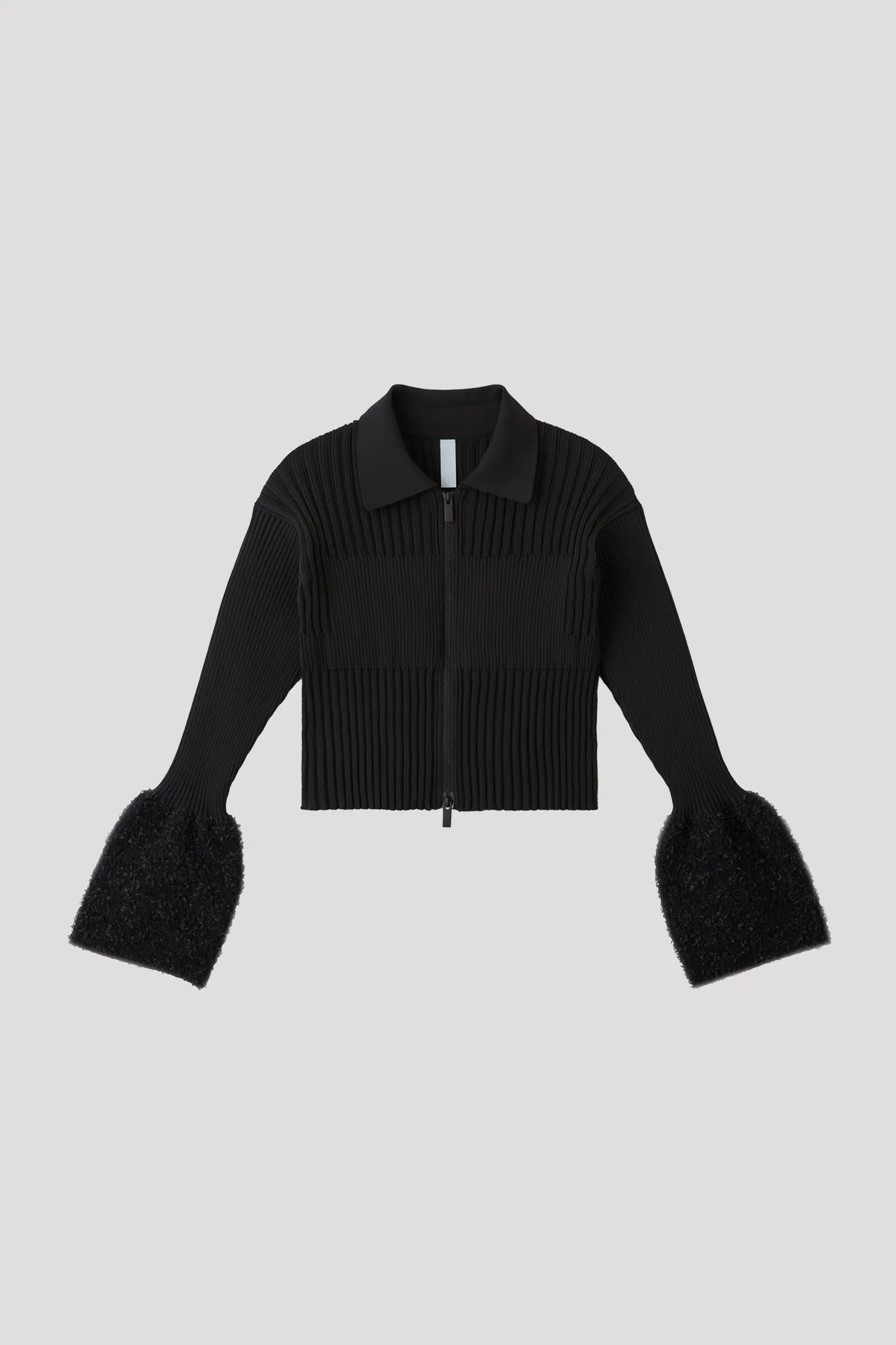 FLUTED REEF CROPPED ZIP SHIRT CARDIGAN sold by CFCL Womens product image thumbnail 2