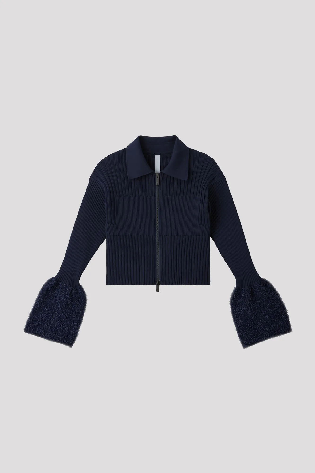 FLUTED REEF CROPPED ZIP SHIRT CARDIGAN sold by CFCL Womens product image thumbnail 5