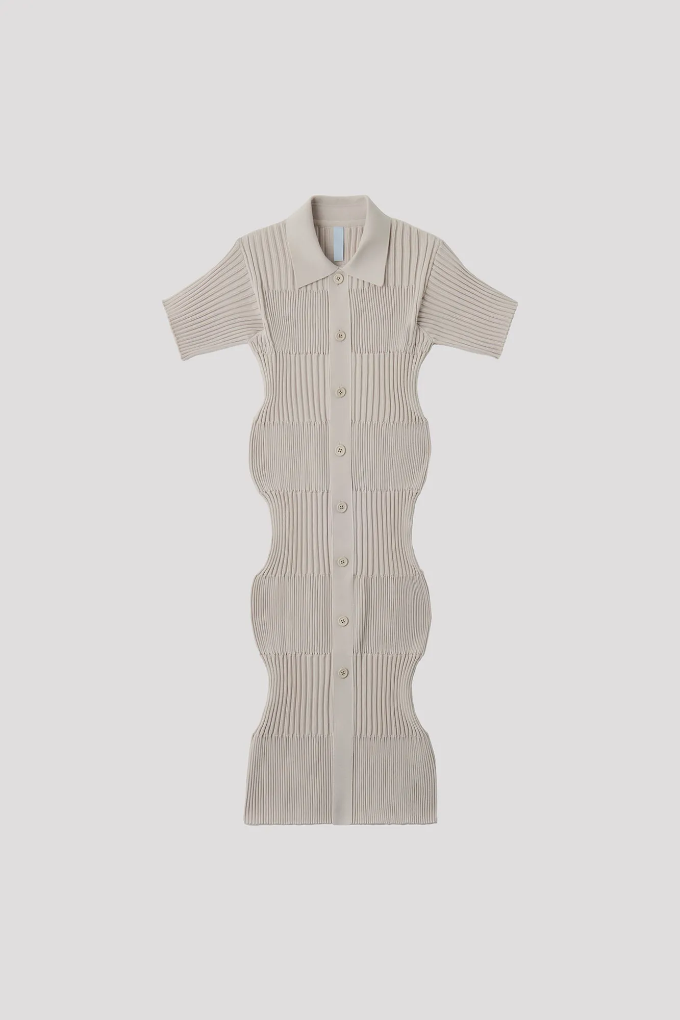 FLUTED SHORT SLEEVE SHIRT DRESS sold by CFCL Womens product image thumbnail 4