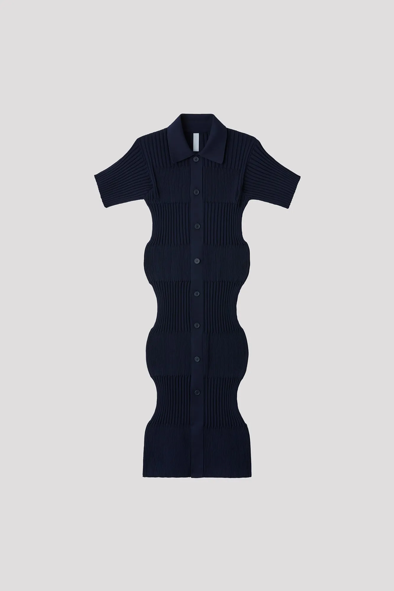 FLUTED SHORT SLEEVE SHIRT DRESS sold by CFCL Womens product image thumbnail 5