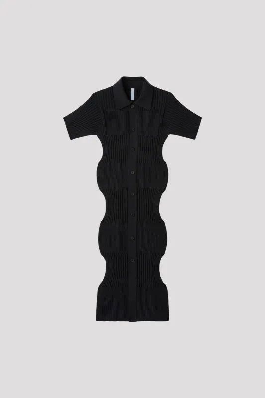 FLUTED SHORT SLEEVE SHIRT DRESS sold by CFCL Womens