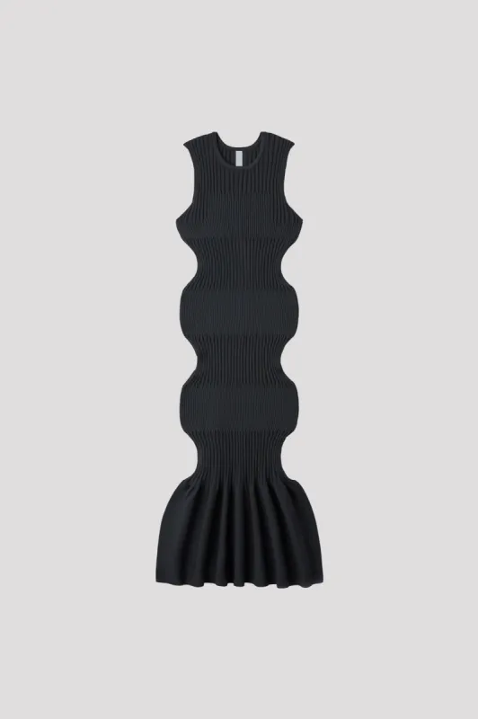 FLUTED SLEEVELESS MERMAID DRESS sold by CFCL Womens