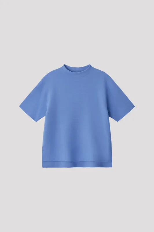 GARTER MOCKNECK SHORT SLEEVE T-SHIRT made by CFCL Womens