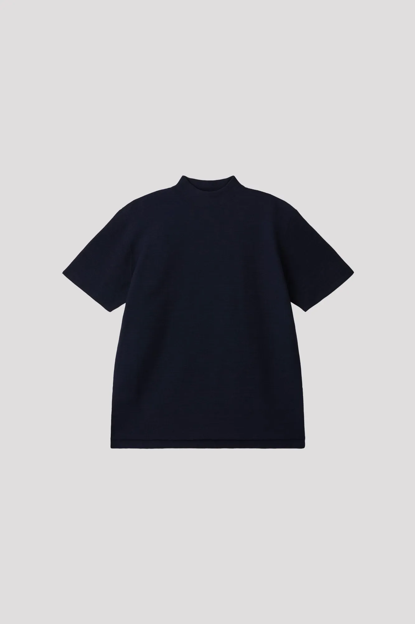 GARTER MOCKNECK SHORT SLEEVE TEE SHIRT sold by CFCL Womens product image thumbnail 3