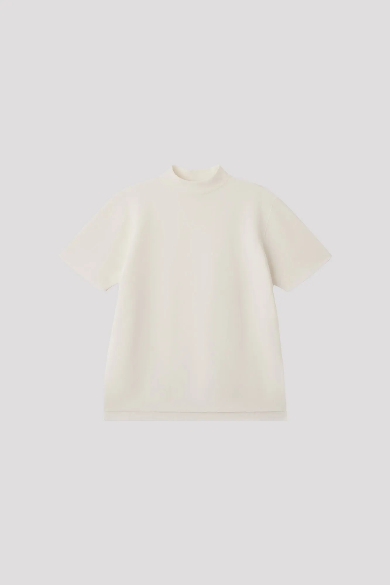 GARTER MOCKNECK SHORT SLEEVE TEE SHIRT sold by CFCL Womens product image thumbnail 2