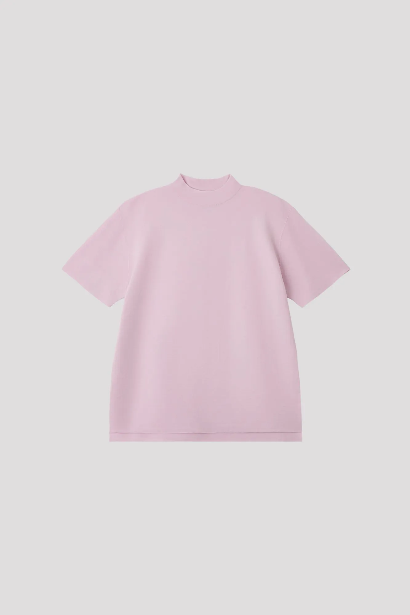 GARTER MOCKNECK SHORT SLEEVE TEE SHIRT sold by CFCL Womens
