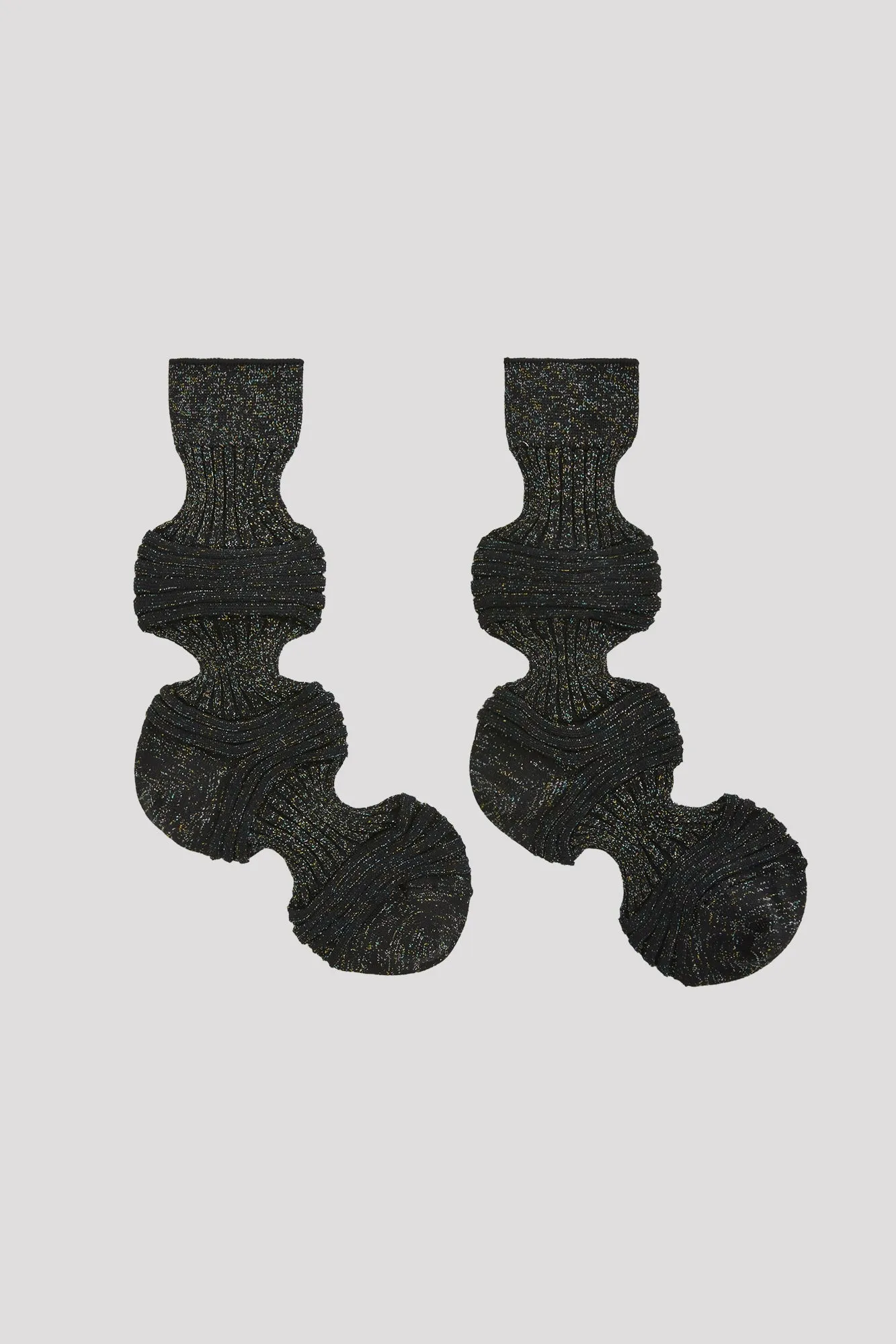GARTER RIB GLITTER SOCKS sold by CFCL Womens