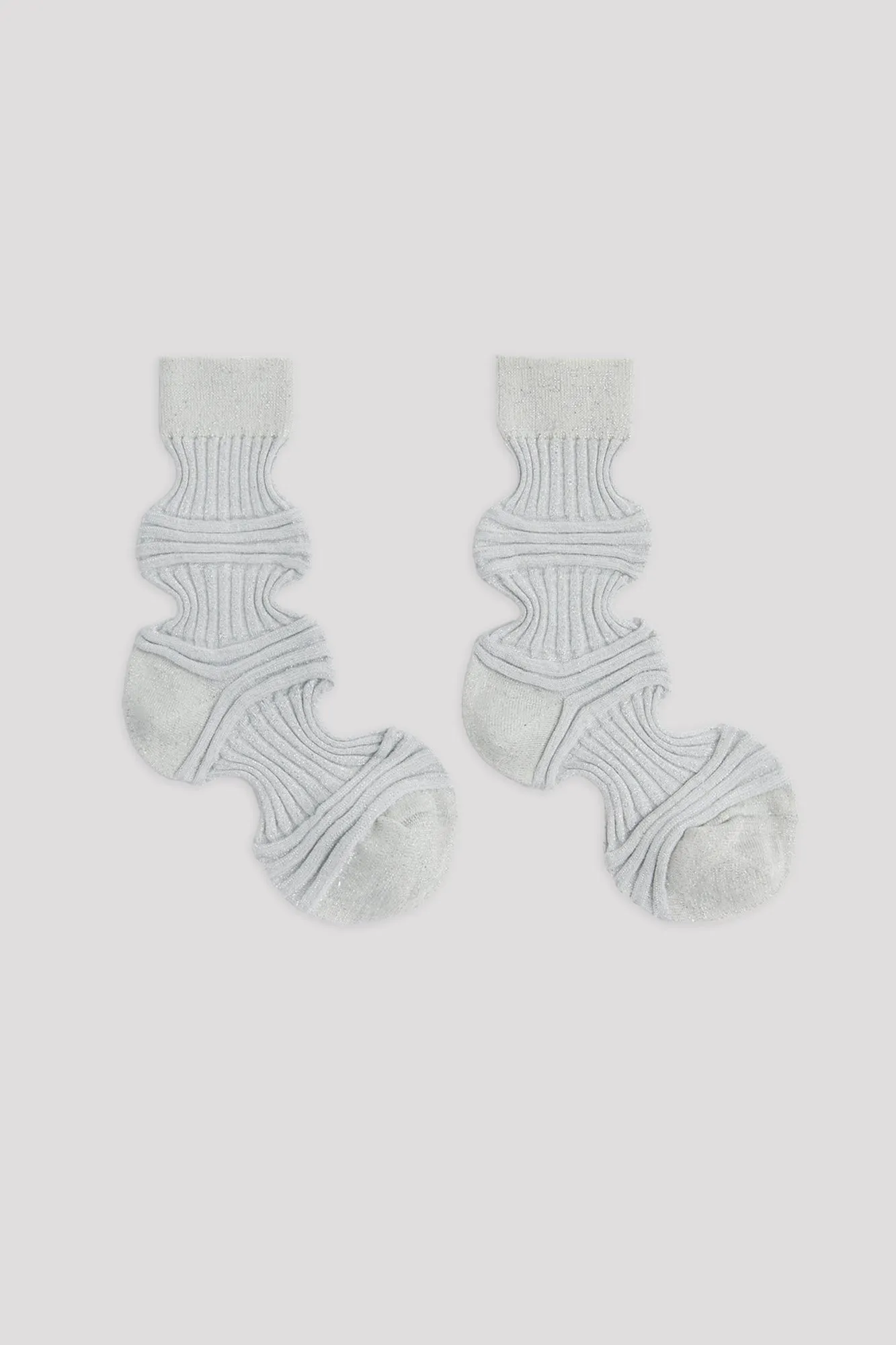 GARTER RIB GLITTER SOCKS sold by CFCL Womens product image thumbnail 2