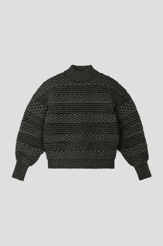 LOW GAUGE GLITTER PULLOVER made by CFCL Womens