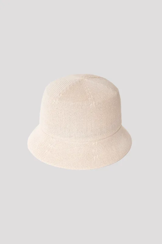 MESH KNIT BUCKET HAT made by CFCL Womens