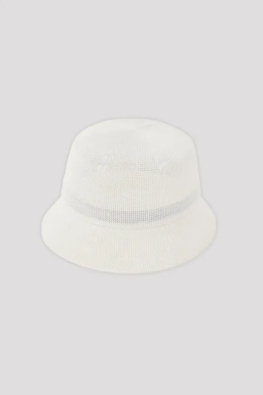 MESH KNIT BUCKET HAT made by CFCL Womens