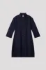 MESH STAND FALL COLLAR LONG COAT sold by CFCL Womens