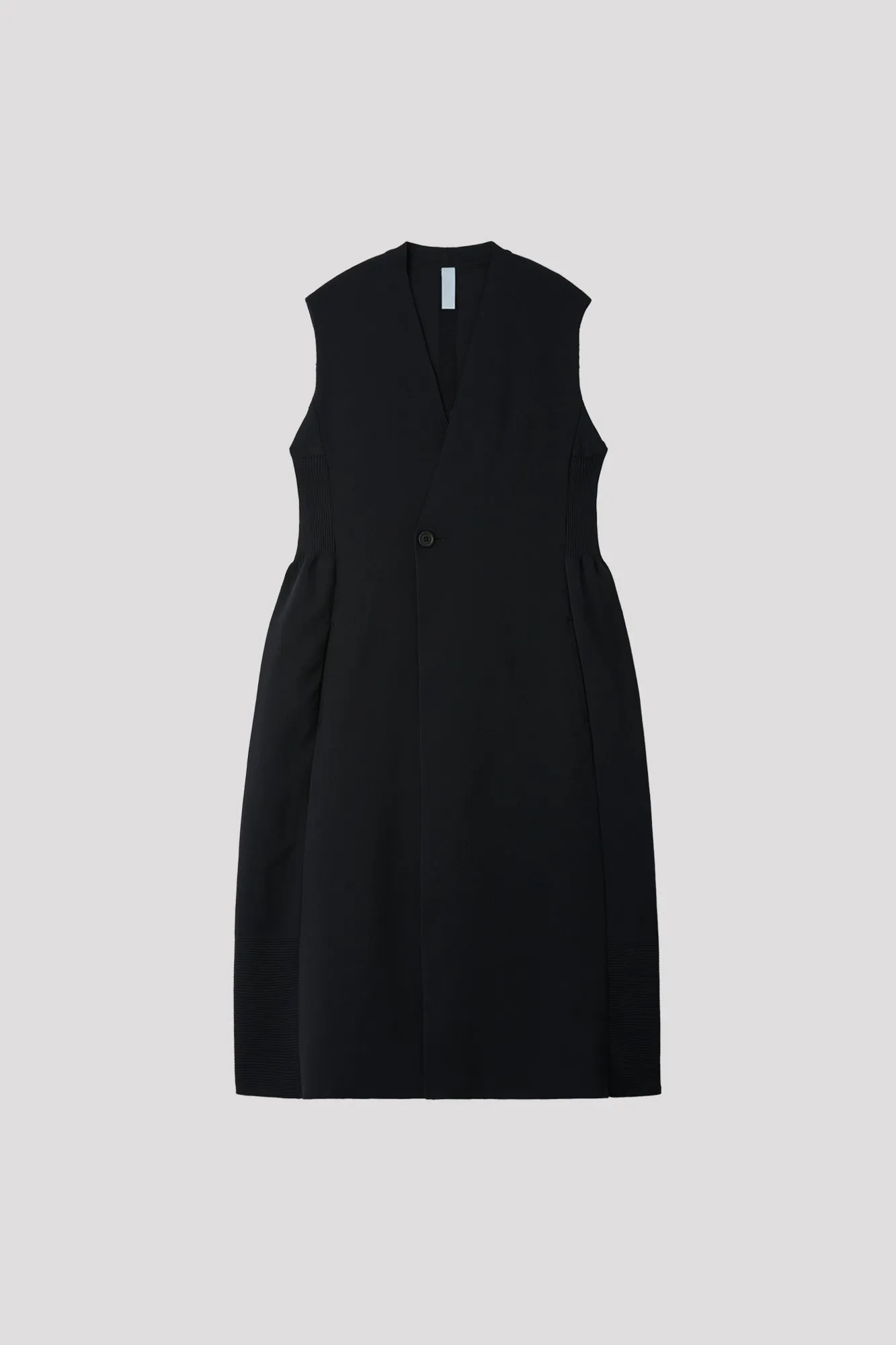 MILAN COLLARLESS LONG VEST sold by CFCL Womens