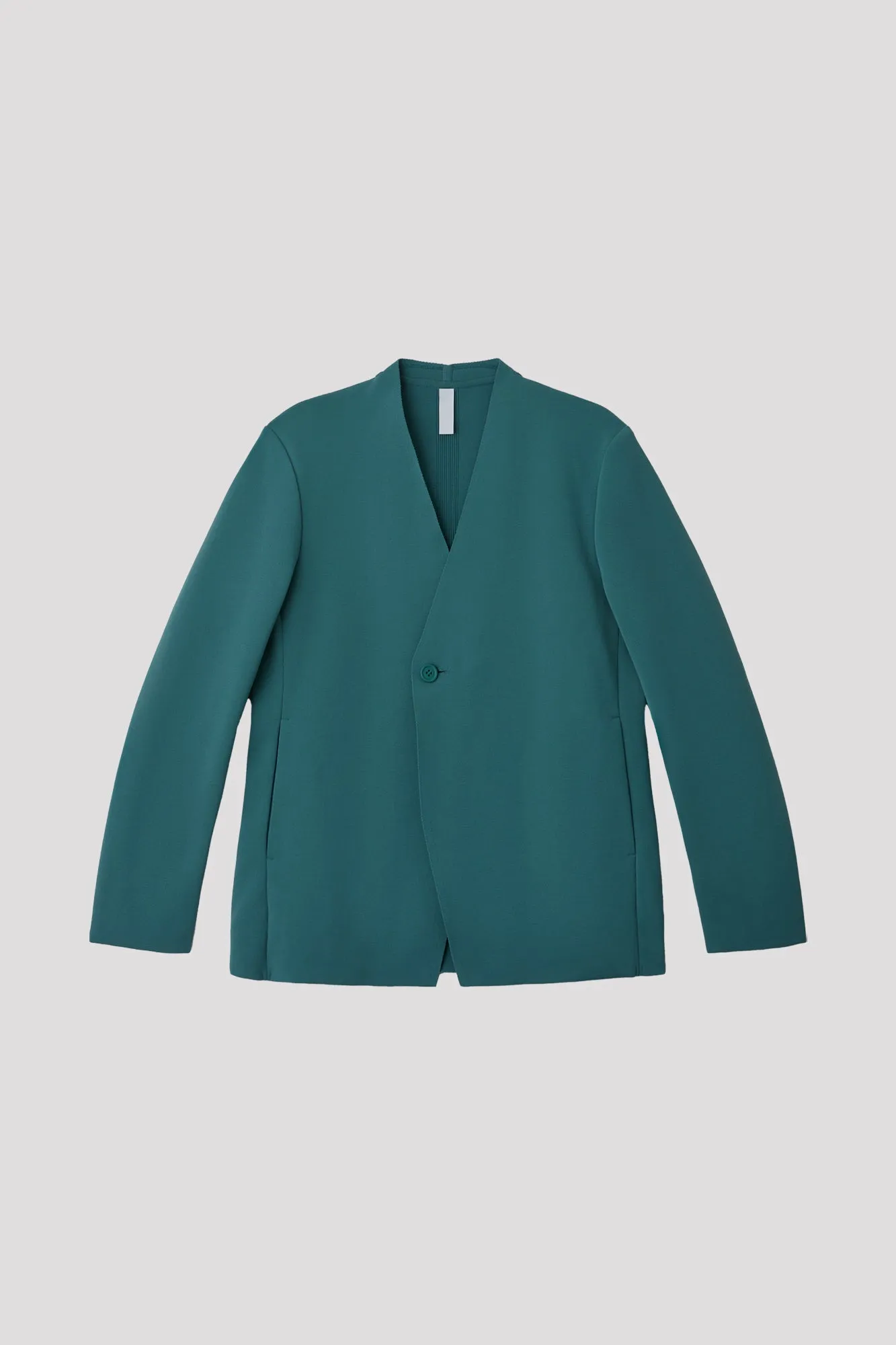 MILAN RIB DOUBLE BREASTED COLLARLESS JACKET sold by CFCL Womens product image thumbnail 4