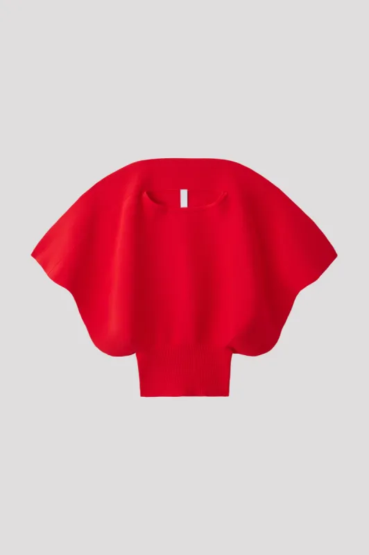 POTTERY CREASE SHORT SLEEVE ROUND TOP made by CFCL Womens