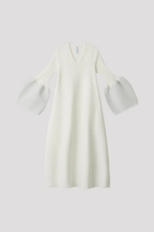 POTTERY GLITTER LONG BELL SLEEVE FLARE DRESS sold by CFCL Womens