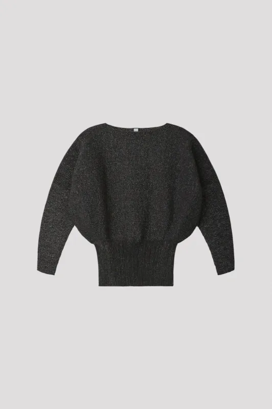 POTTERY GLITTER LONG SLEEVE ROUND TOP made by CFCL Womens