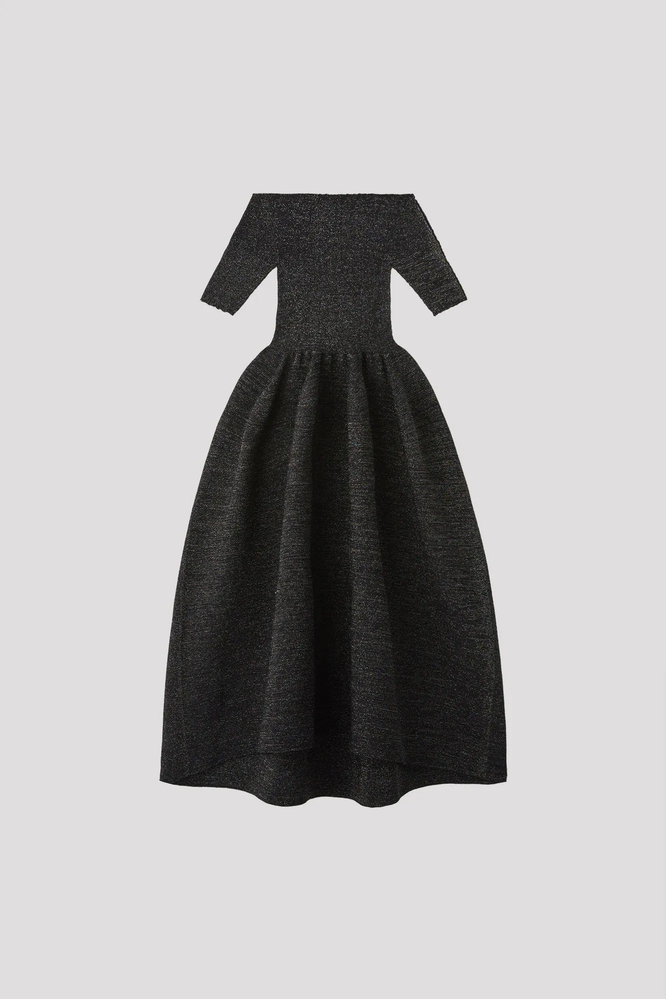 POTTERY GLITTER OFF SHOULDER SHORT SLEEVE DRESS sold by CFCL Womens