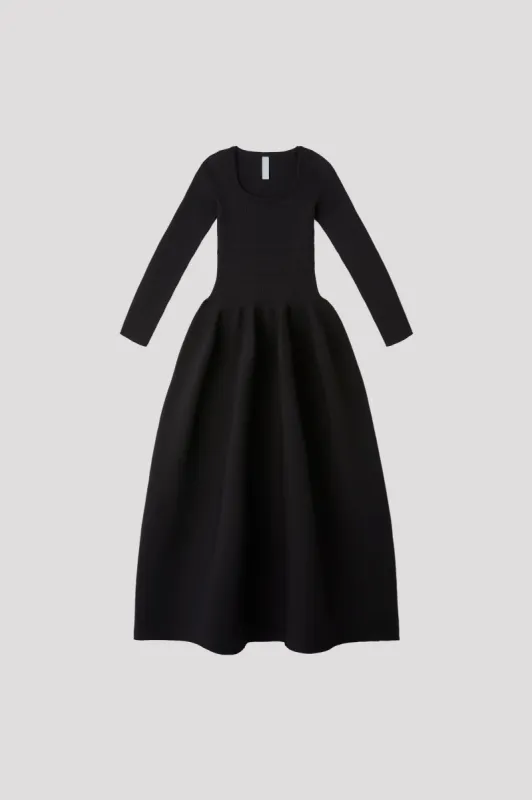 POTTERY GLITTER ROUNDNECK LONG SLEEVE DRESS sold by CFCL Womens