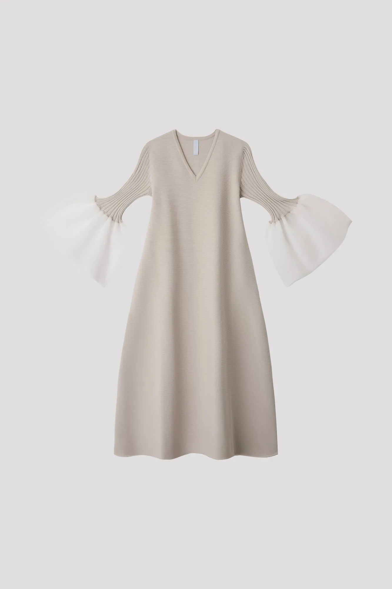 POTTERY LUCENT GLITTER LONG BELL SLEEVE FLARE DRESS sold by CFCL Womens