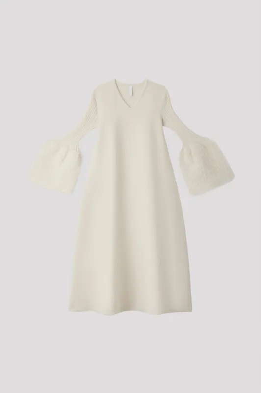 POTTERY REEF LUXE LONG BELL SLEEVE FLARE DRESS sold by CFCL Womens